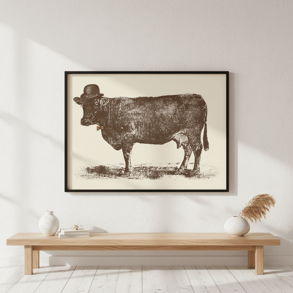 Cow Cow Nut by Florent Bodart wall - art - picture - poster
