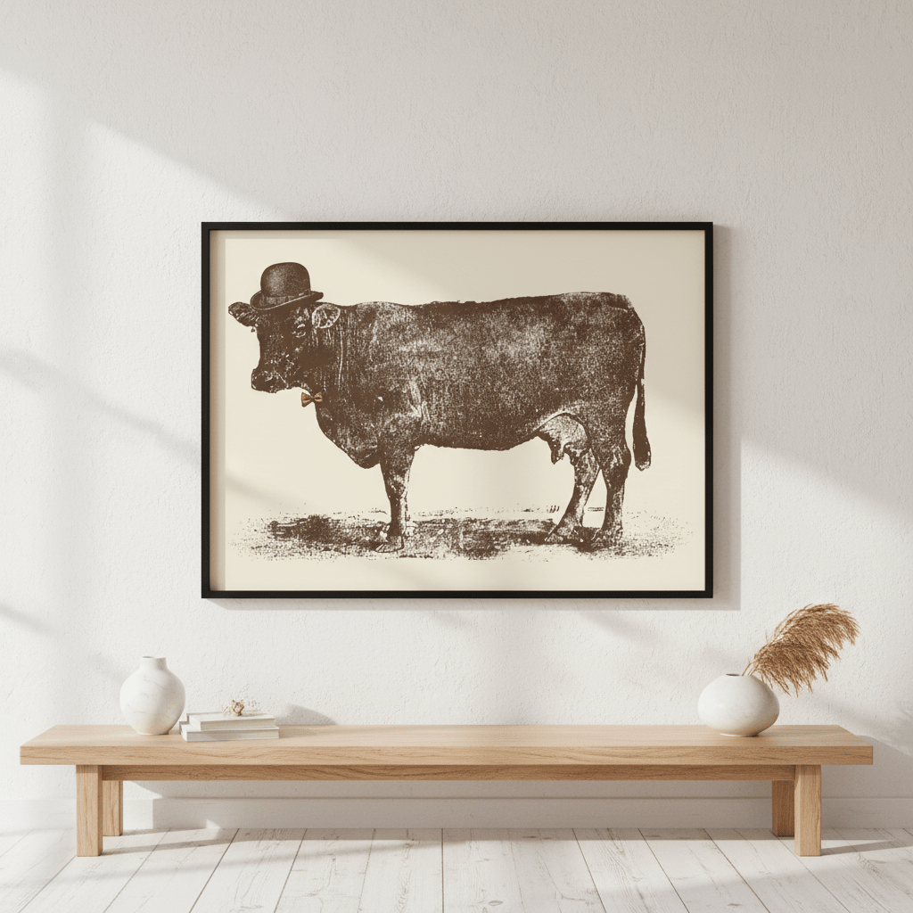 Cow Cow Nut by Florent Bodart wall - art - picture - poster