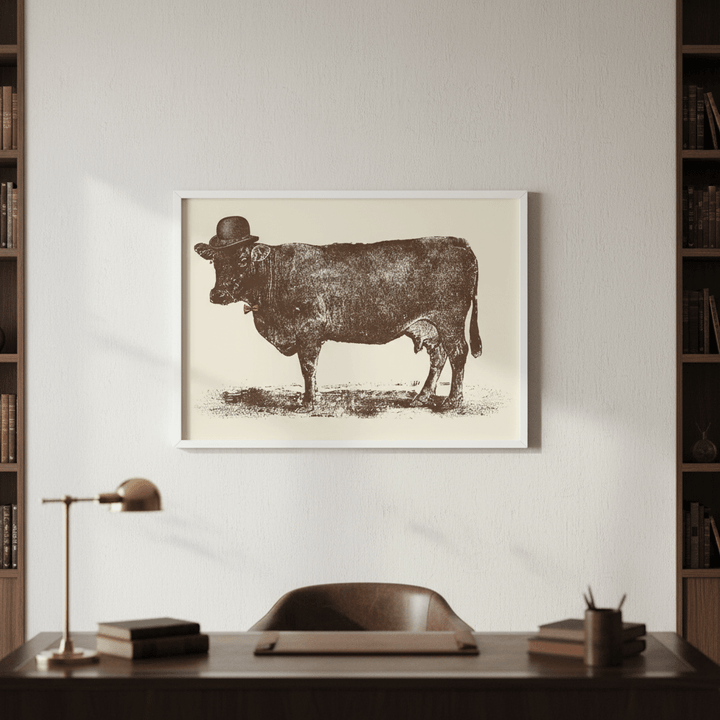 Cow Cow Nut by Florent Bodart wall - art - picture - poster