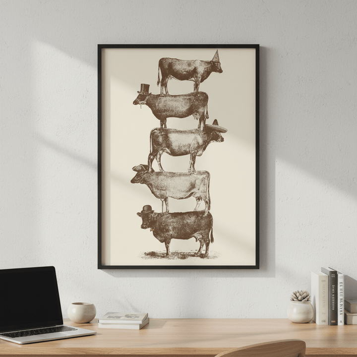 Cow Cow Nuts Big by Florent Bodart wall - art - picture - poster