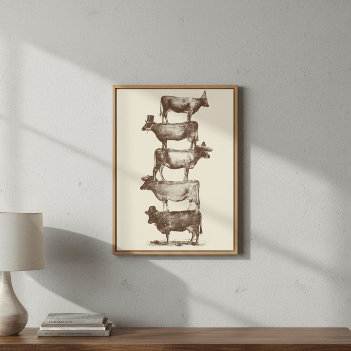 Cow Cow Nuts Big by Florent Bodart wall - art - picture - poster