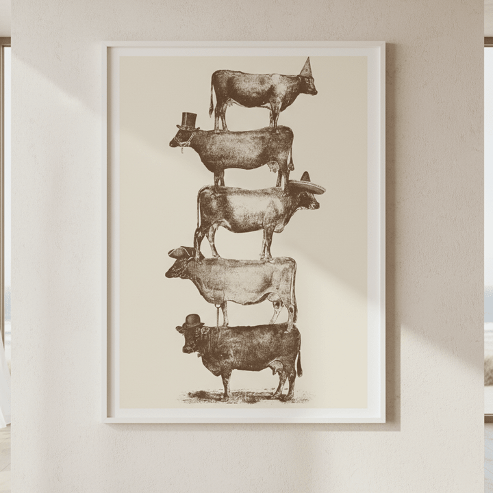 Cow Cow Nuts Big by Florent Bodart wall - art - picture - poster