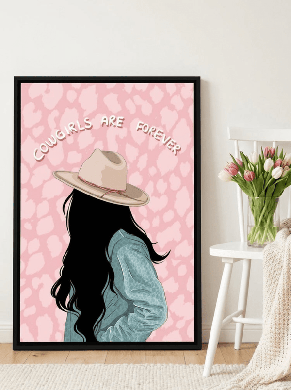 Cowgirls Are Forever By Lisen Vennesland | Art & Canvas Print
