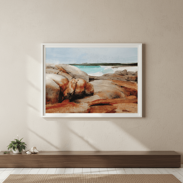 Cozy Corner Beach by Deer Muskeeter wall - art - picture - poster