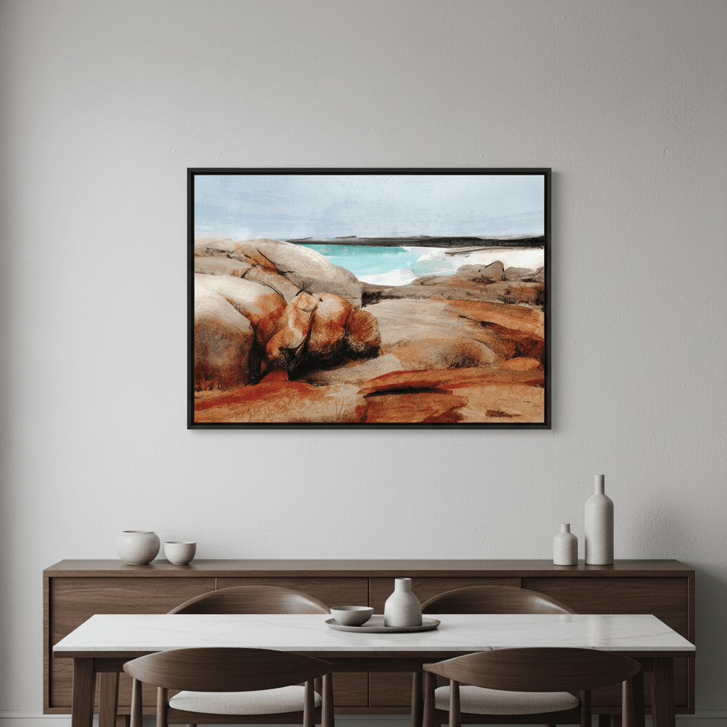 Cozy Corner Beach by Deer Muskeeter wall - art - picture - poster