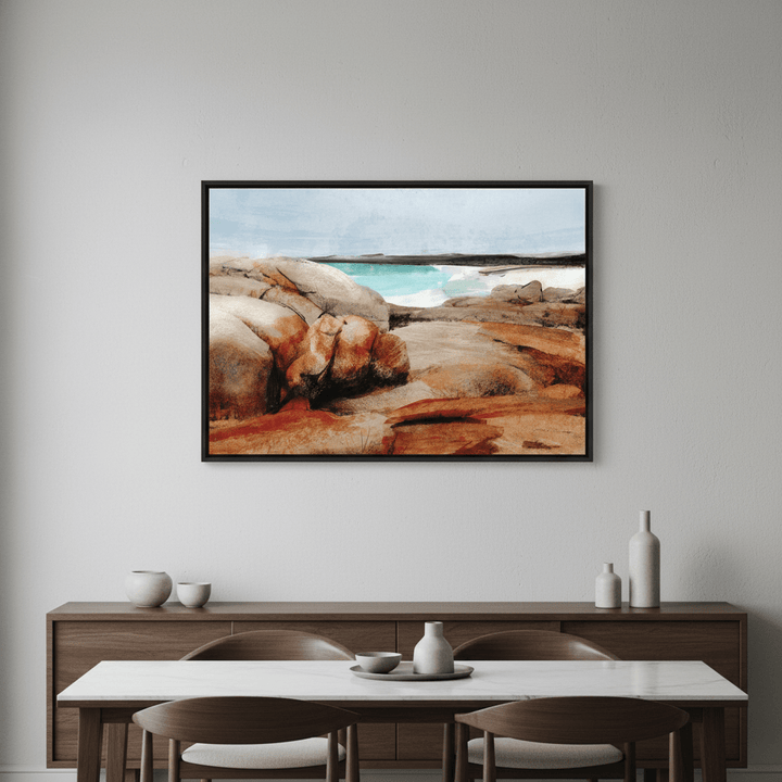 Cozy Corner Beach by Deer Muskeeter wall - art - picture - poster