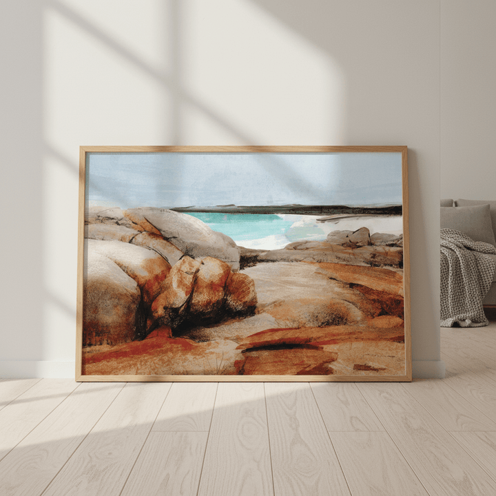 Cozy Corner Beach by Deer Muskeeter wall - art - picture - poster