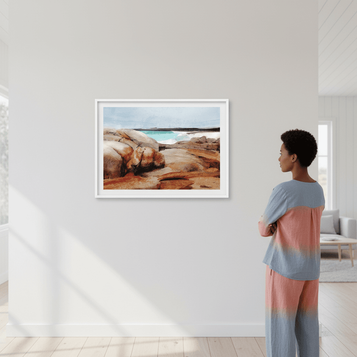 Cozy Corner Beach by Deer Muskeeter wall - art - picture - poster