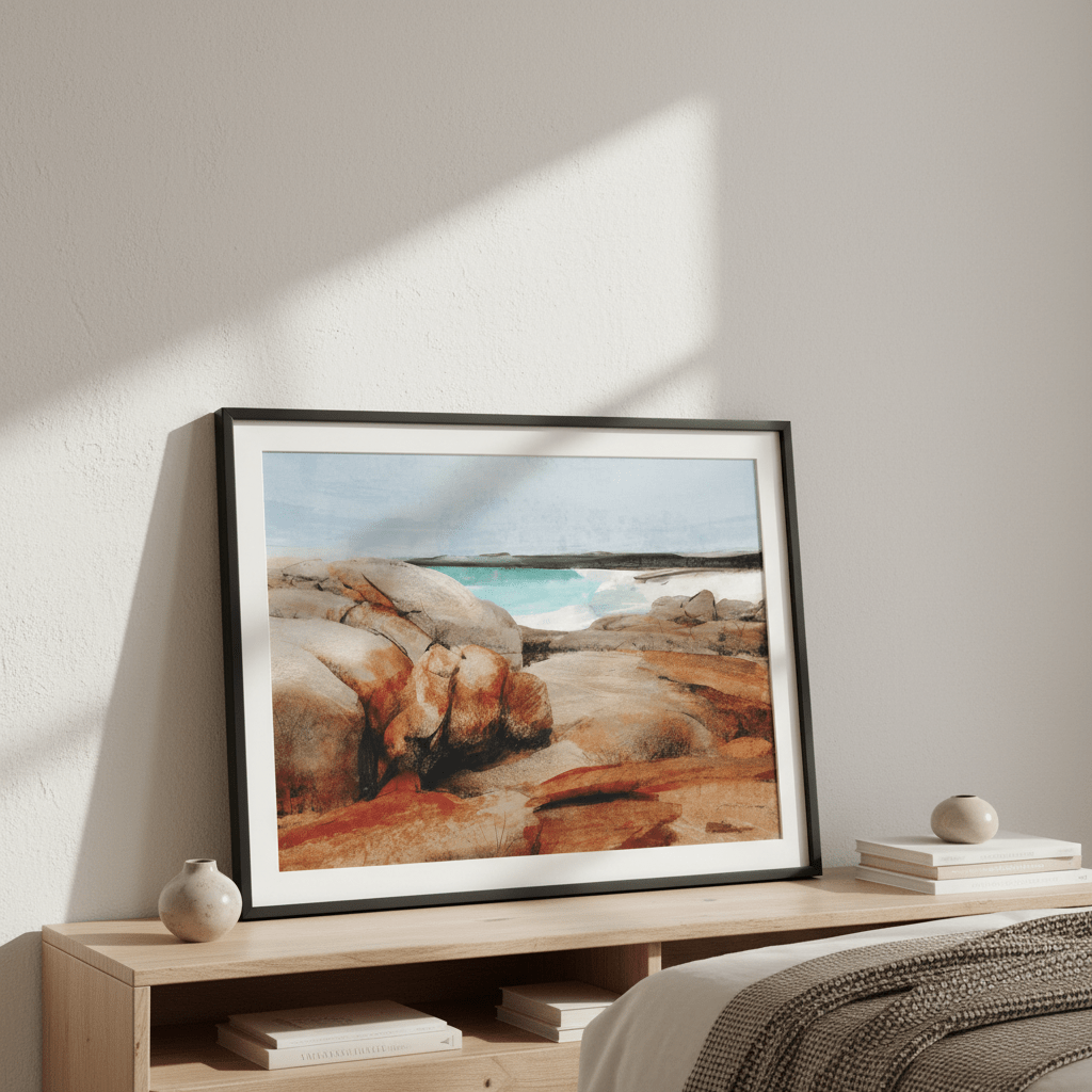 Cozy Corner Beach by Deer Muskeeter wall - art - picture - poster