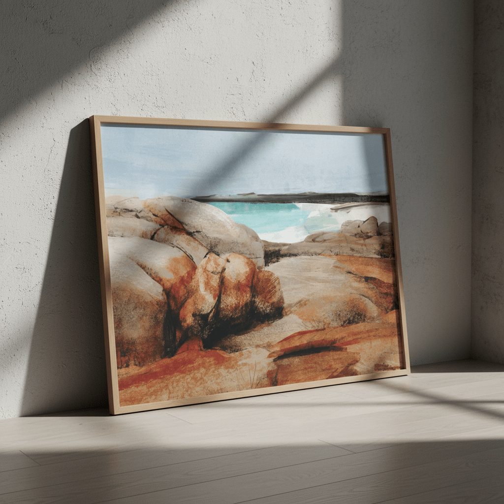 Cozy Corner Beach by Deer Muskeeter wall - art - picture - poster