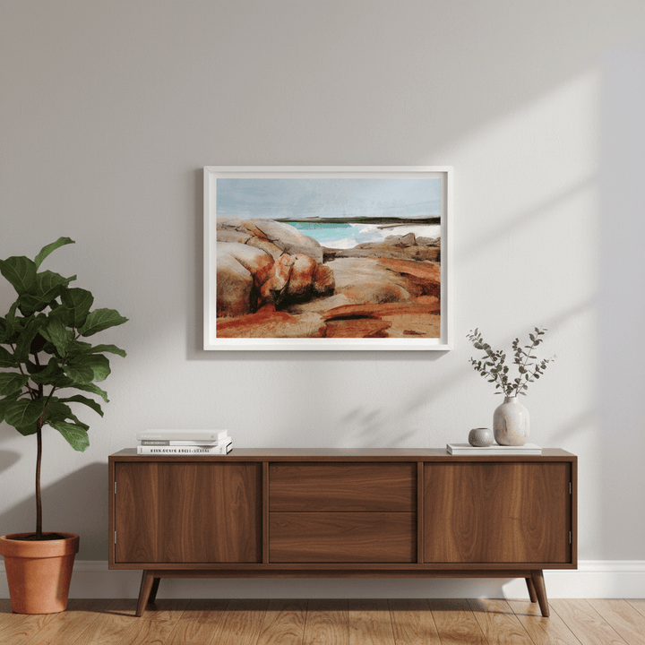 Cozy Corner Beach by Deer Muskeeter wall - art - picture - poster