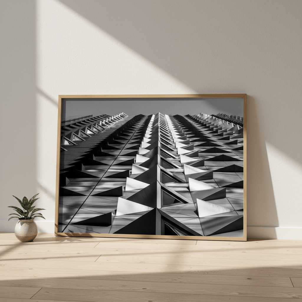Crocodile Scale Building by Steven Scott wall - art - picture - poster