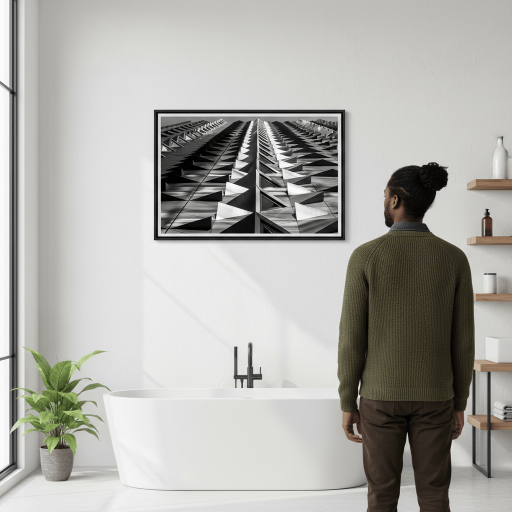 Crocodile Scale Building by Steven Scott wall - art - picture - poster