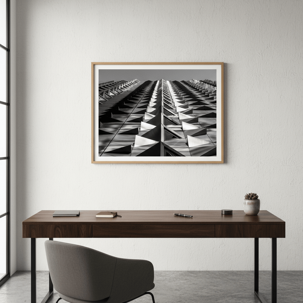 Crocodile Scale Building by Steven Scott wall - art - picture - poster