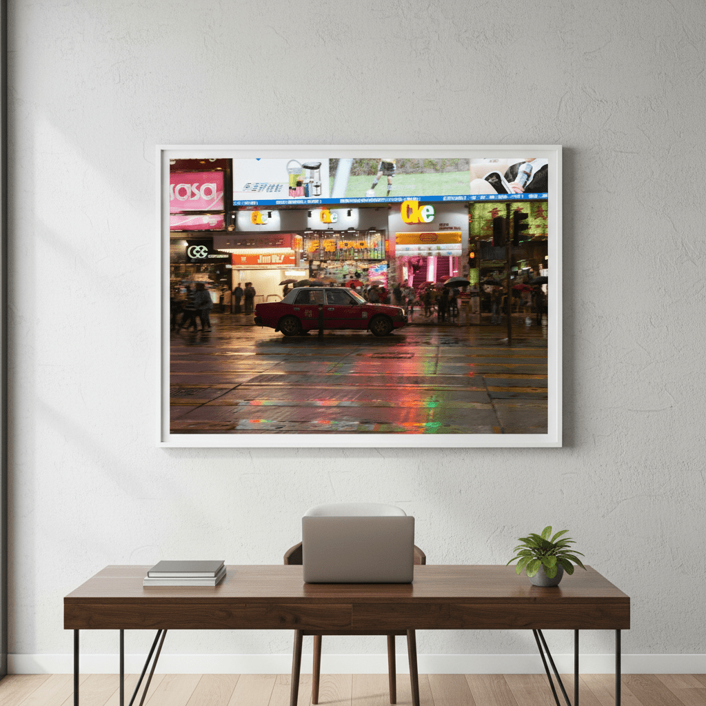 Crossing the City by Robin Skjoldborg wall - art - picture - poster