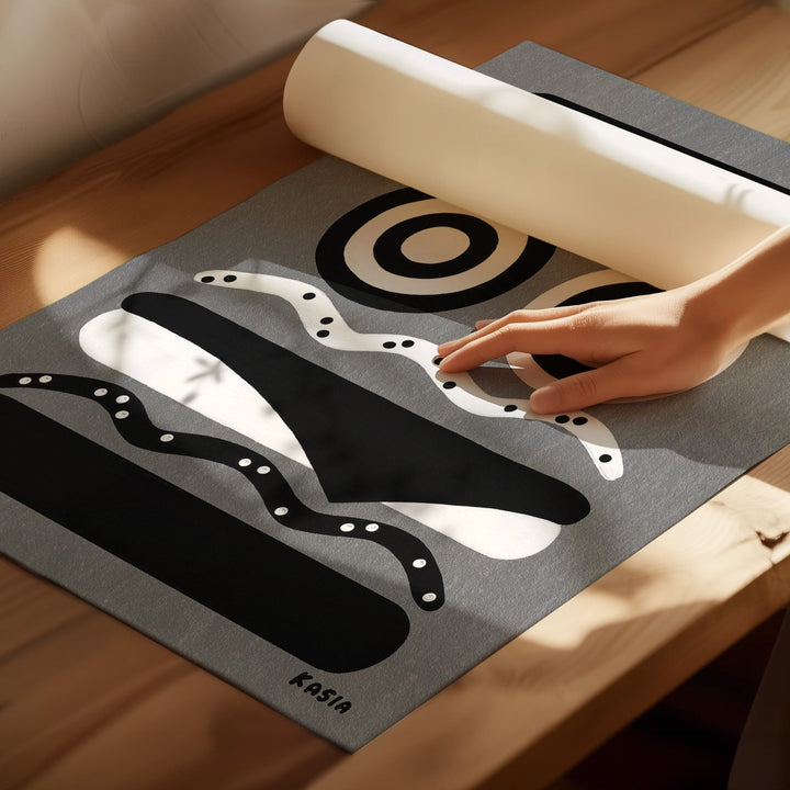 Cruella Dalmations Burger Set of 2 by Kasia Sykus wall - art - picture - poster