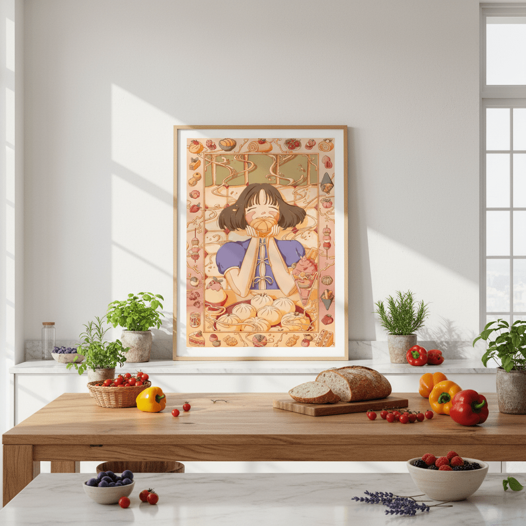 Custard Dreams by Lauren Ly wall - art - picture - poster
