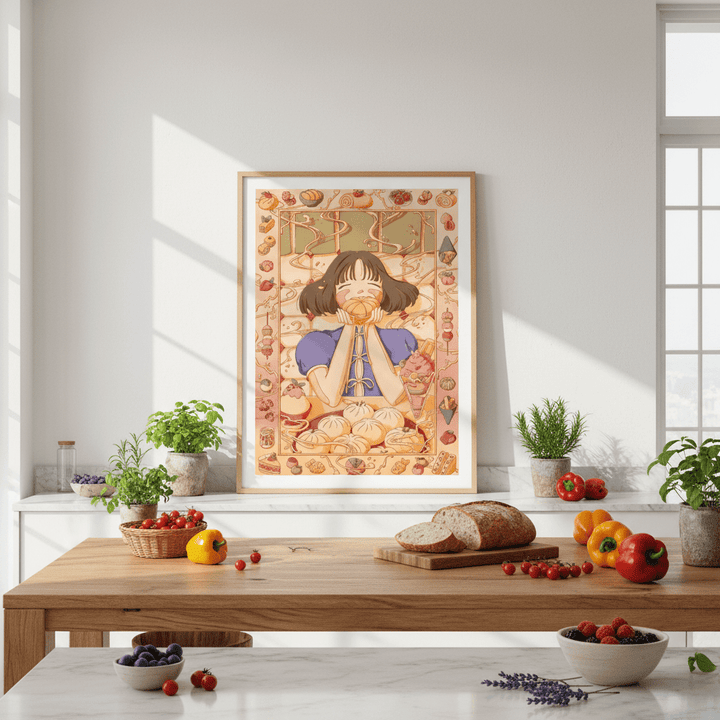 Custard Dreams by Lauren Ly wall - art - picture - poster