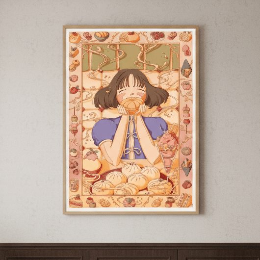 Custard Dreams by Lauren Ly wall - art - picture - poster