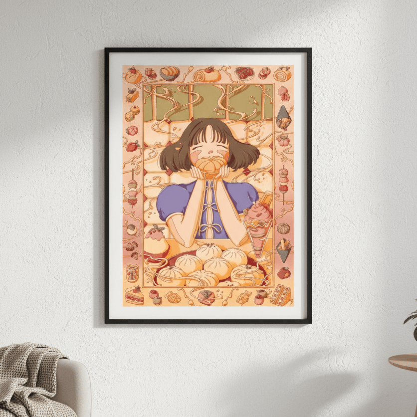 Custard Dreams by Lauren Ly wall - art - picture - poster