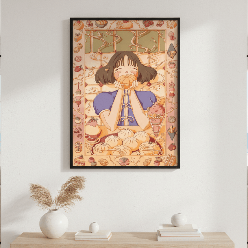 Custard Dreams by Lauren Ly wall - art - picture - poster