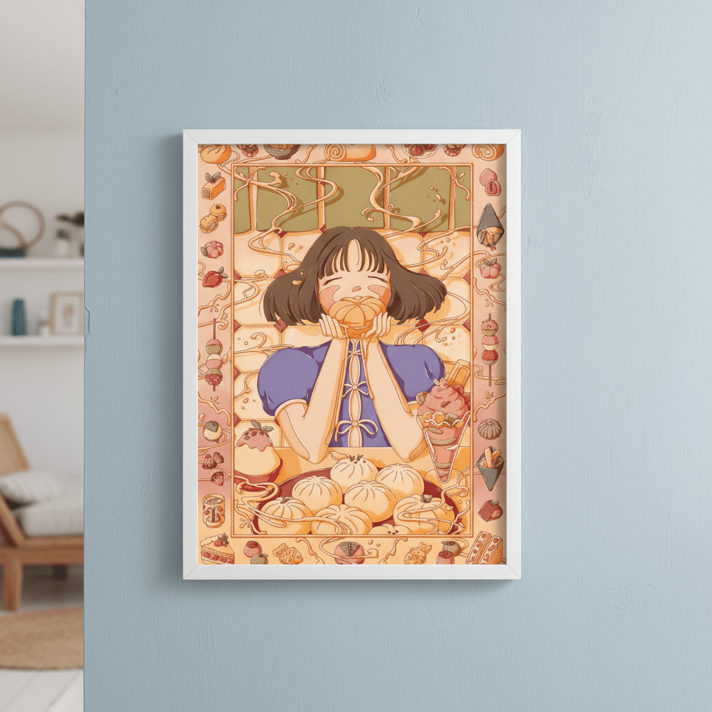 Custard Dreams by Lauren Ly wall - art - picture - poster