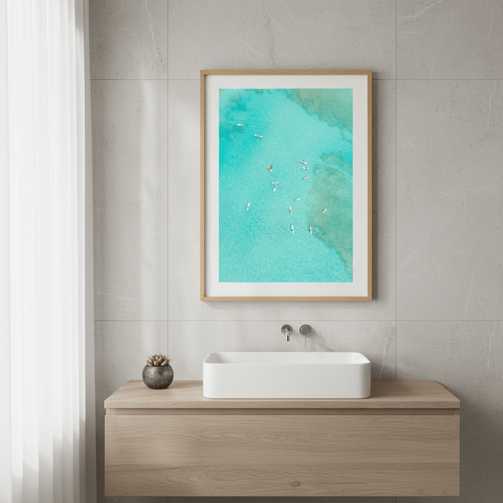 Cyan Serenity by Richard Podgurski wall - art - picture - poster