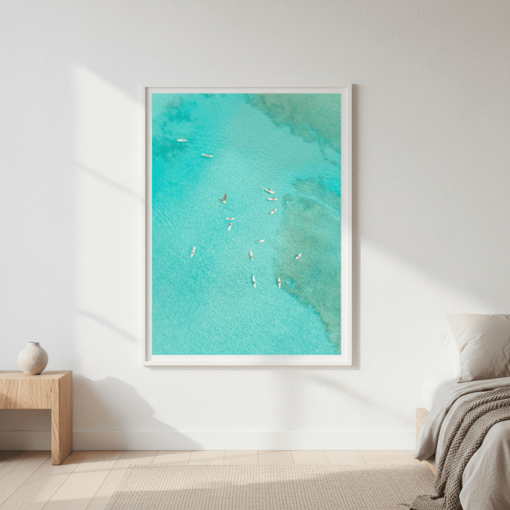 Cyan Serenity by Richard Podgurski wall - art - picture - poster