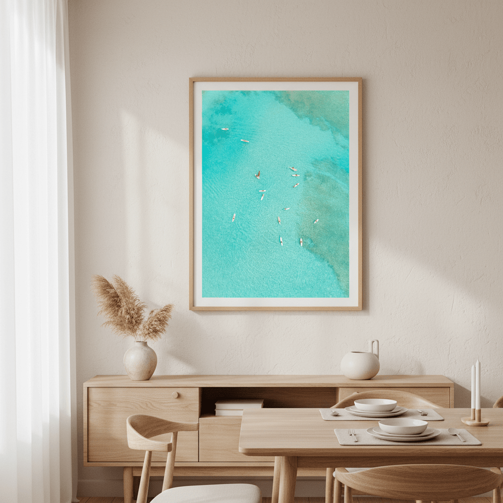 Cyan Serenity by Richard Podgurski wall - art - picture - poster
