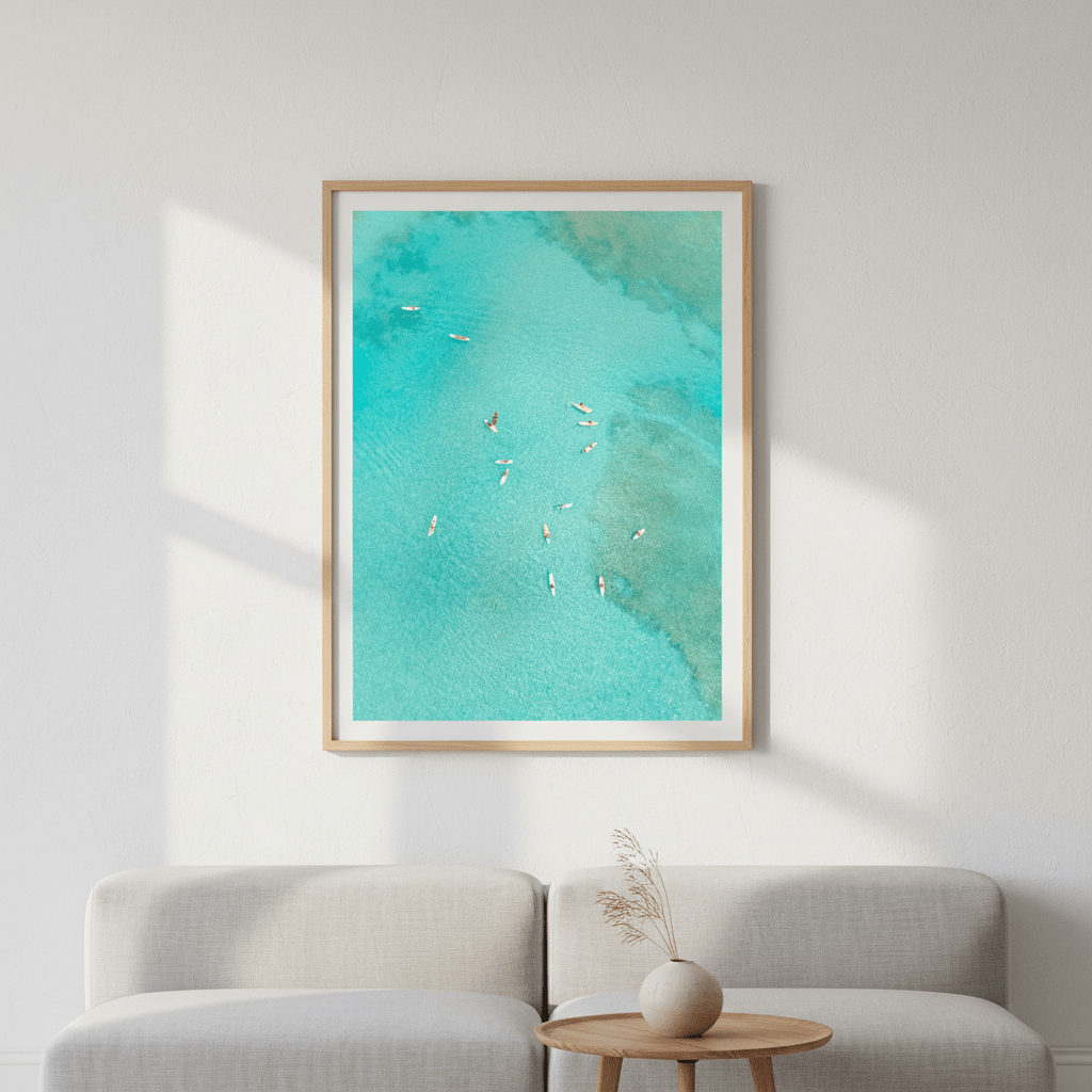 Cyan Serenity by Richard Podgurski wall - art - picture - poster