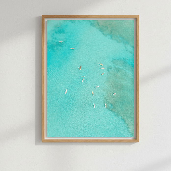 Cyan Serenity by Richard Podgurski wall - art - picture - poster