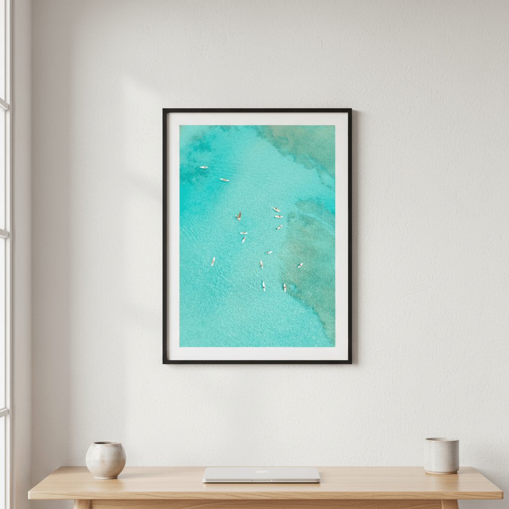 Cyan Serenity by Richard Podgurski wall - art - picture - poster