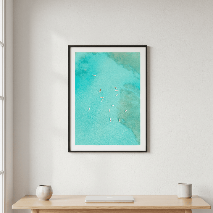 Cyan Serenity by Richard Podgurski wall - art - picture - poster