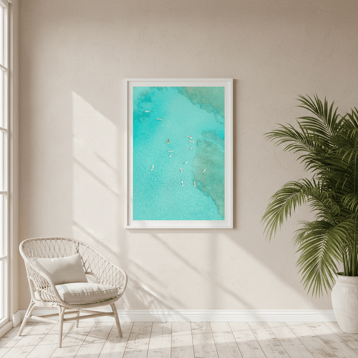 Cyan Serenity by Richard Podgurski wall - art - picture - poster