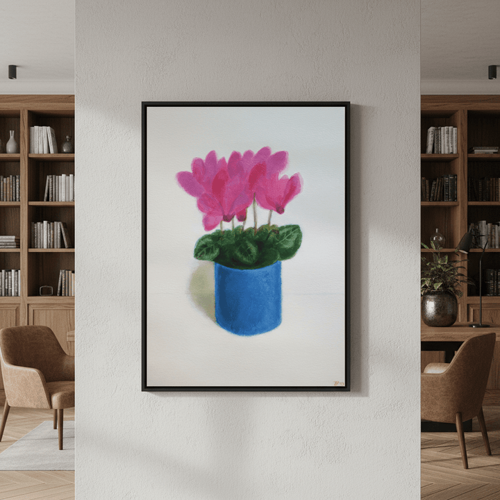 Cyclamen Flowers by Ieva Baklane wall - art - picture - poster