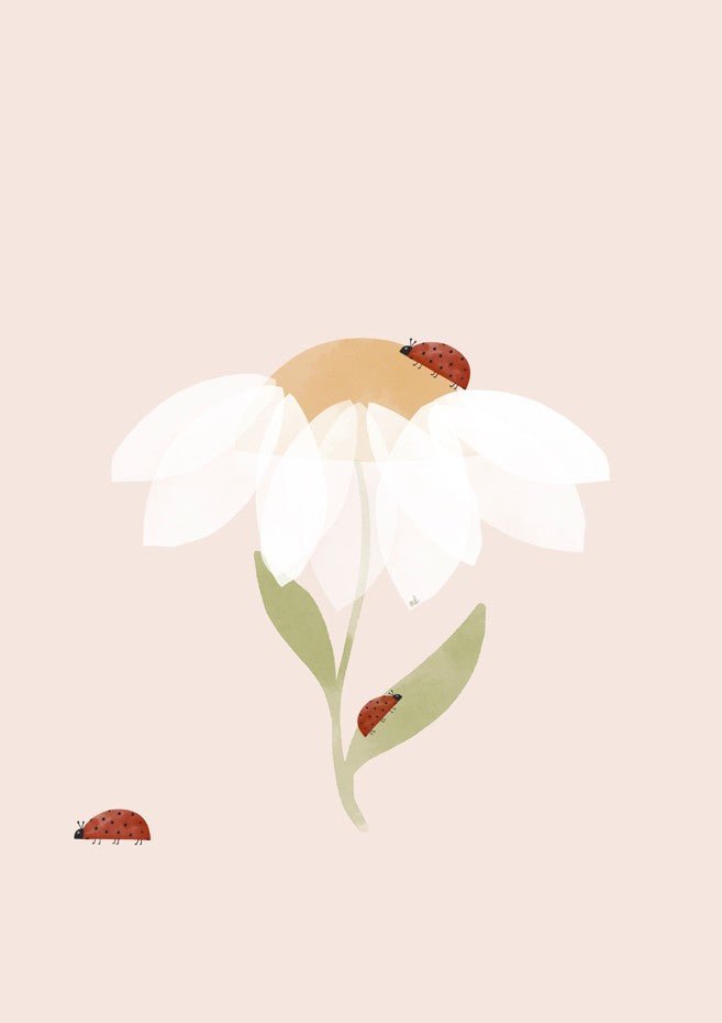 Daisy and Ladybugs by Menina Lisboa
