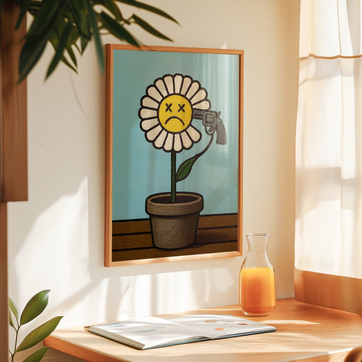 Daisy Gun Wall Art wall - art - picture - poster