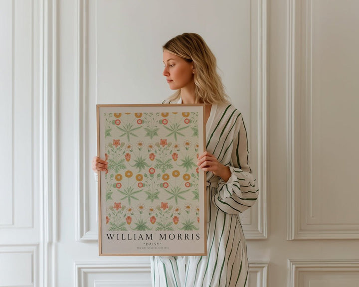 Daisy Pattern 1862 Wall Art by William Morris - Style My Wall