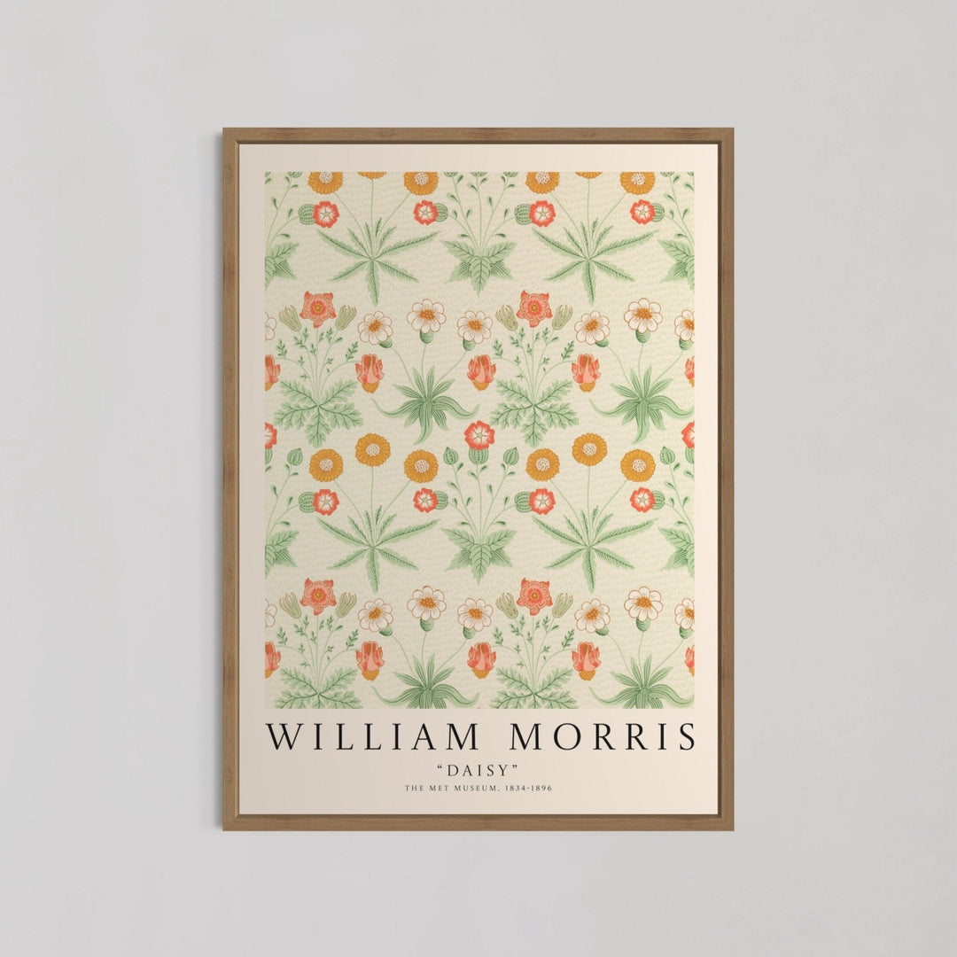 Daisy Pattern 1862 Wall Art by William Morris - Style My Wall,frame
