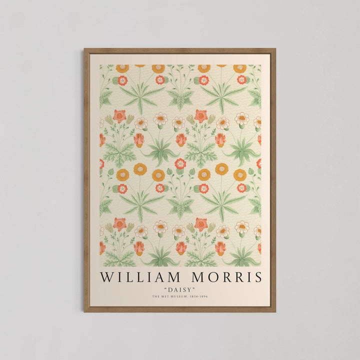 Daisy Pattern 1862 Wall Art by William Morris - Style My Wall,frame