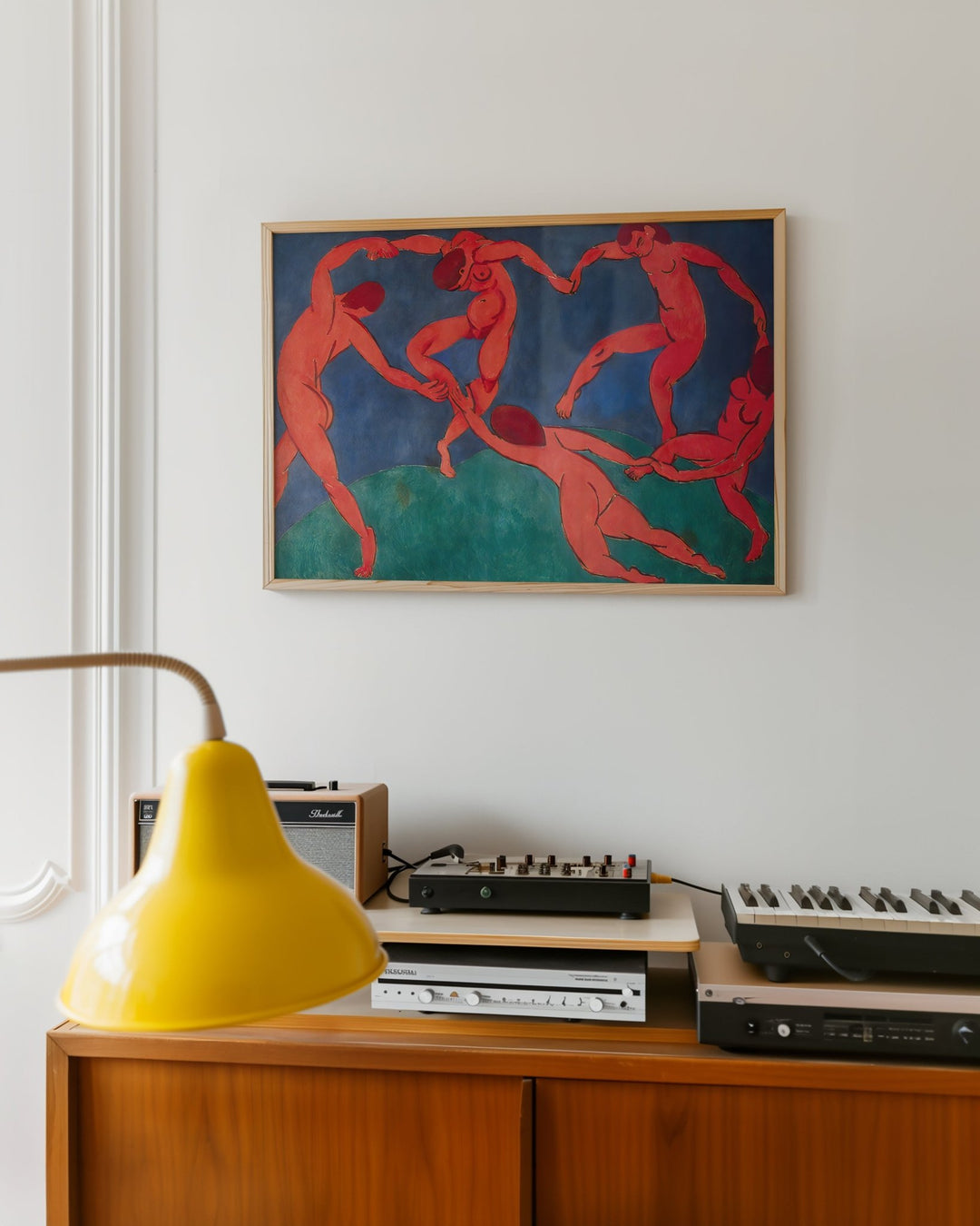 Dance Wall Art by Henri Matisse,livingroom,timber border