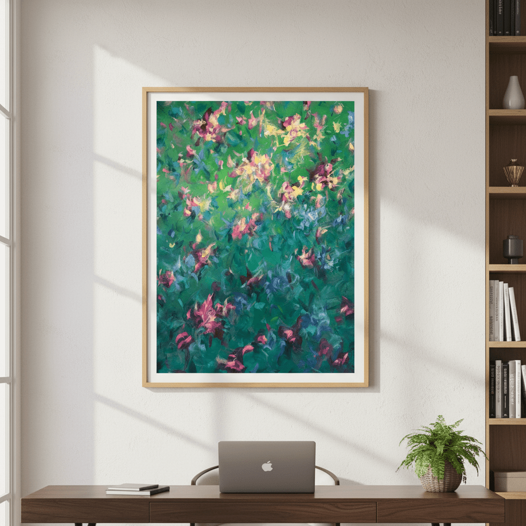 Dancing Blooms by Katherine Spiller wall - art - picture - poster