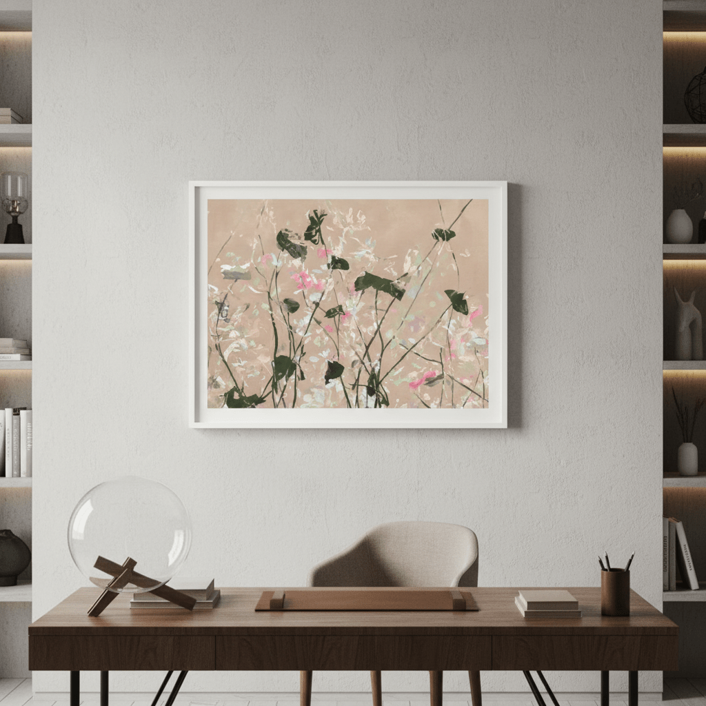 Dancing Garden by Deer Muskeeter wall - art - picture - poster