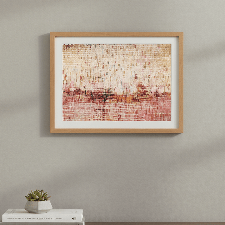Dancing Rain Pink by Deer Muskeeter wall - art - picture - poster