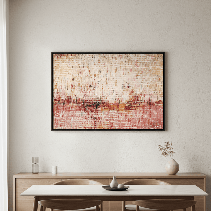 Dancing Rain Pink by Deer Muskeeter wall - art - picture - poster