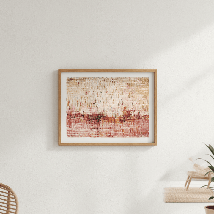 Dancing Rain Pink by Deer Muskeeter wall - art - picture - poster