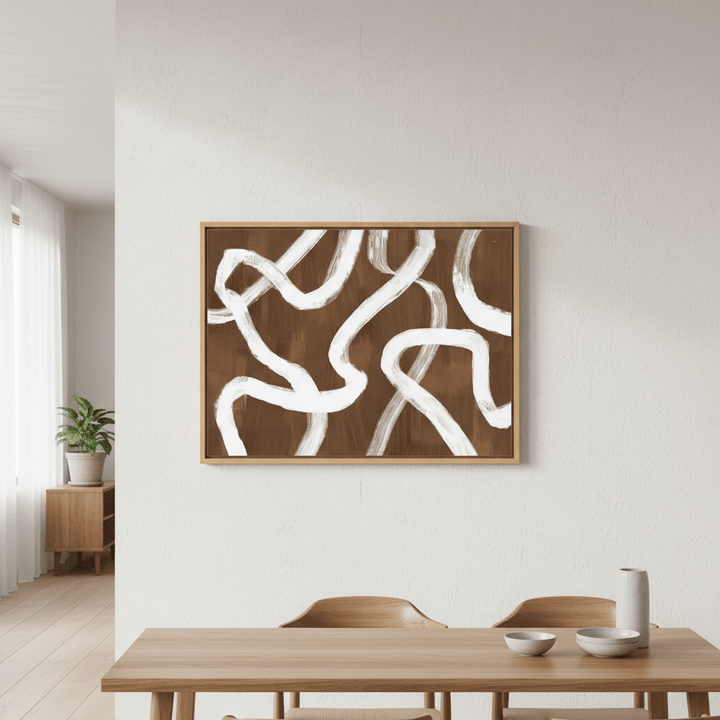 Dancing White Ribbon by Julia Cheney wall - art - picture - poster