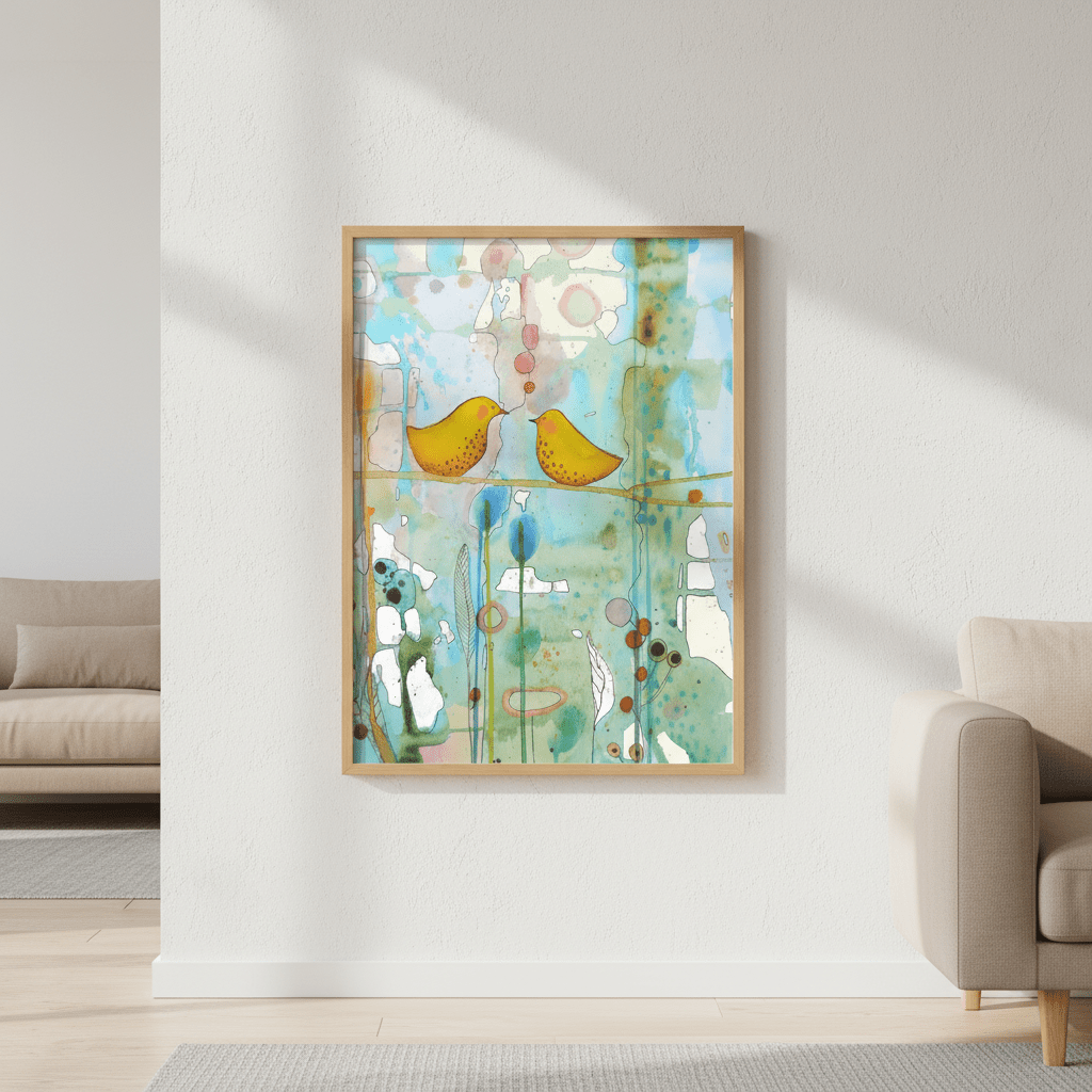 Dans Chaque Coeur Car by Sylvie Demers wall - art - picture - poster