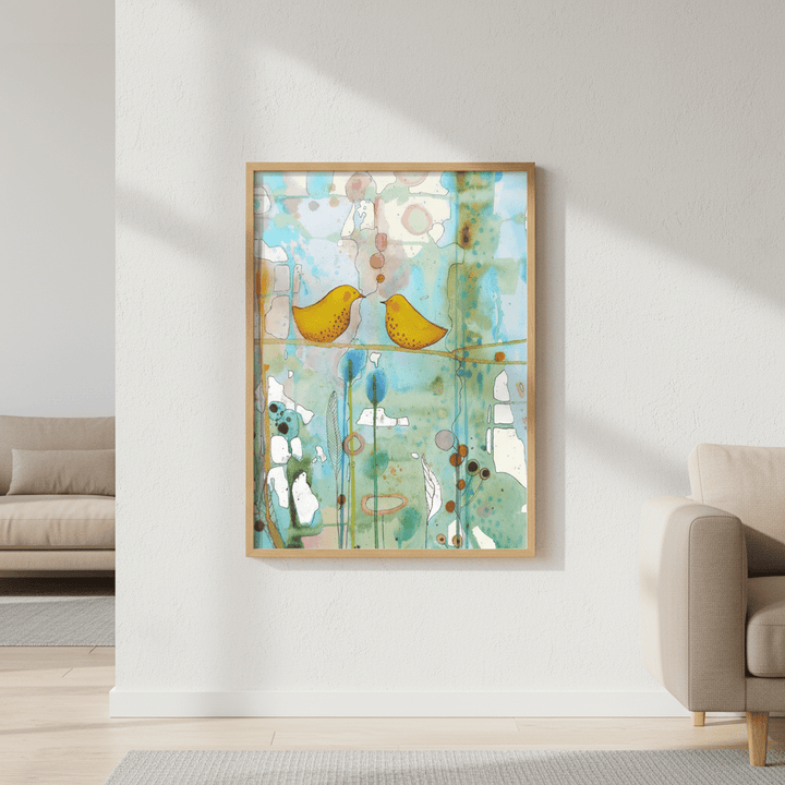 Dans Chaque Coeur Car by Sylvie Demers wall - art - picture - poster