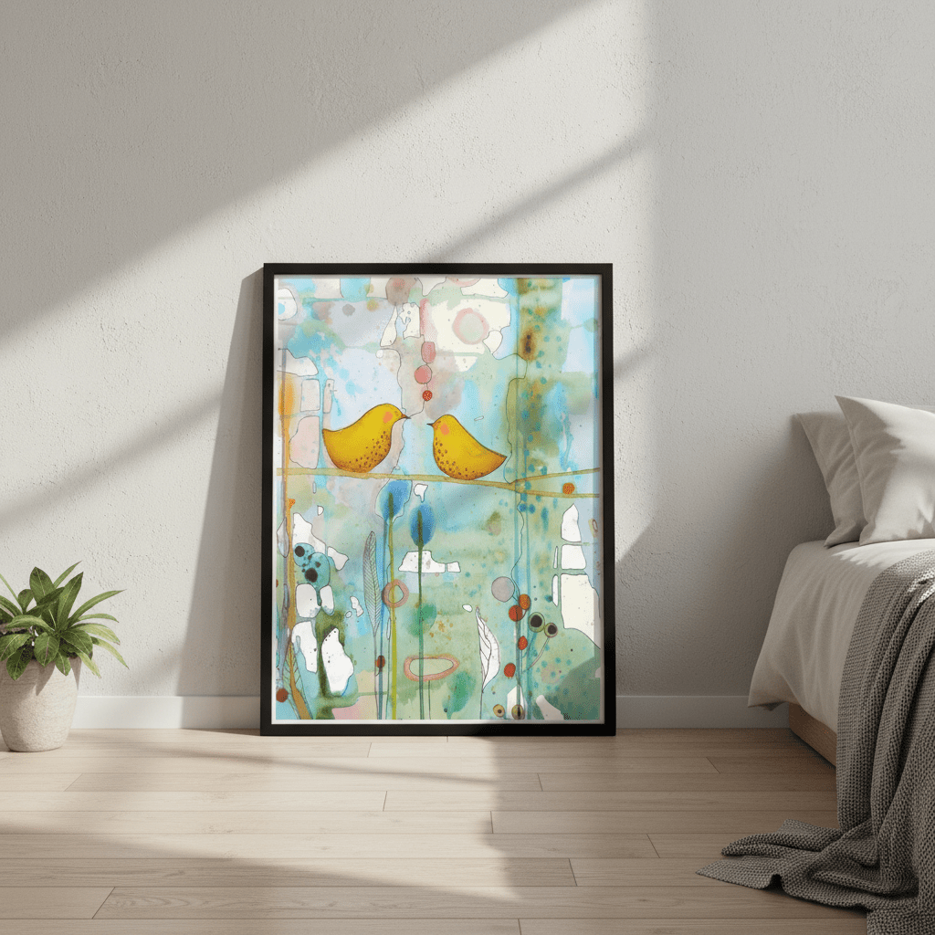 Dans Chaque Coeur Car by Sylvie Demers wall - art - picture - poster